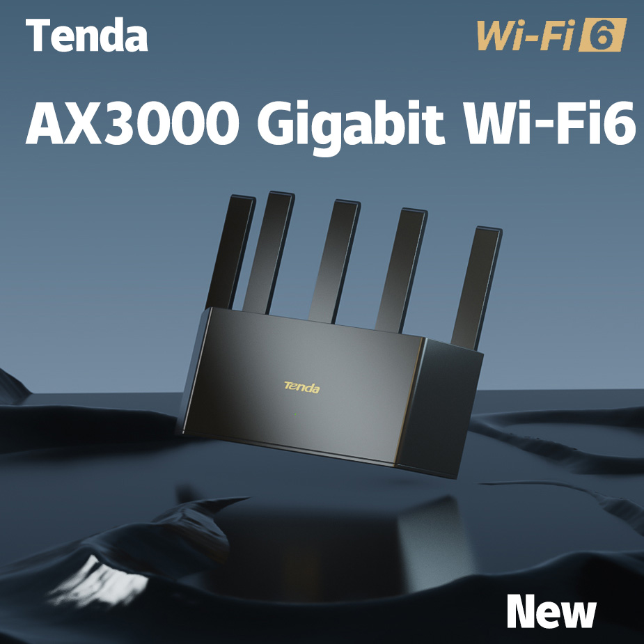 Wifi 6E Router Tri Band 6Ghz - Tenda AX3000 MESH WiFi6 Гигабитный беспроводной