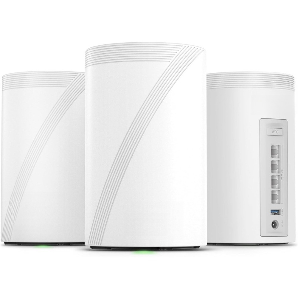Wifi 6 Mesh System 3 Pack - Трехдиапазонная Mesh-система Wi-Fi 7 BE10000, 10
