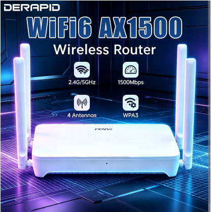 Wifi 6 Range Extender Ax1500 - Беспроводной маршрутизатор FENVI AX1500 WiFi 6