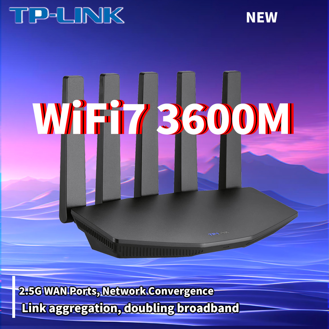 Wifi 6E Router Tri Band 6Ghz - TP-LINK WiFi7 BE3600 маршрутизатор 2,5G гигабитный