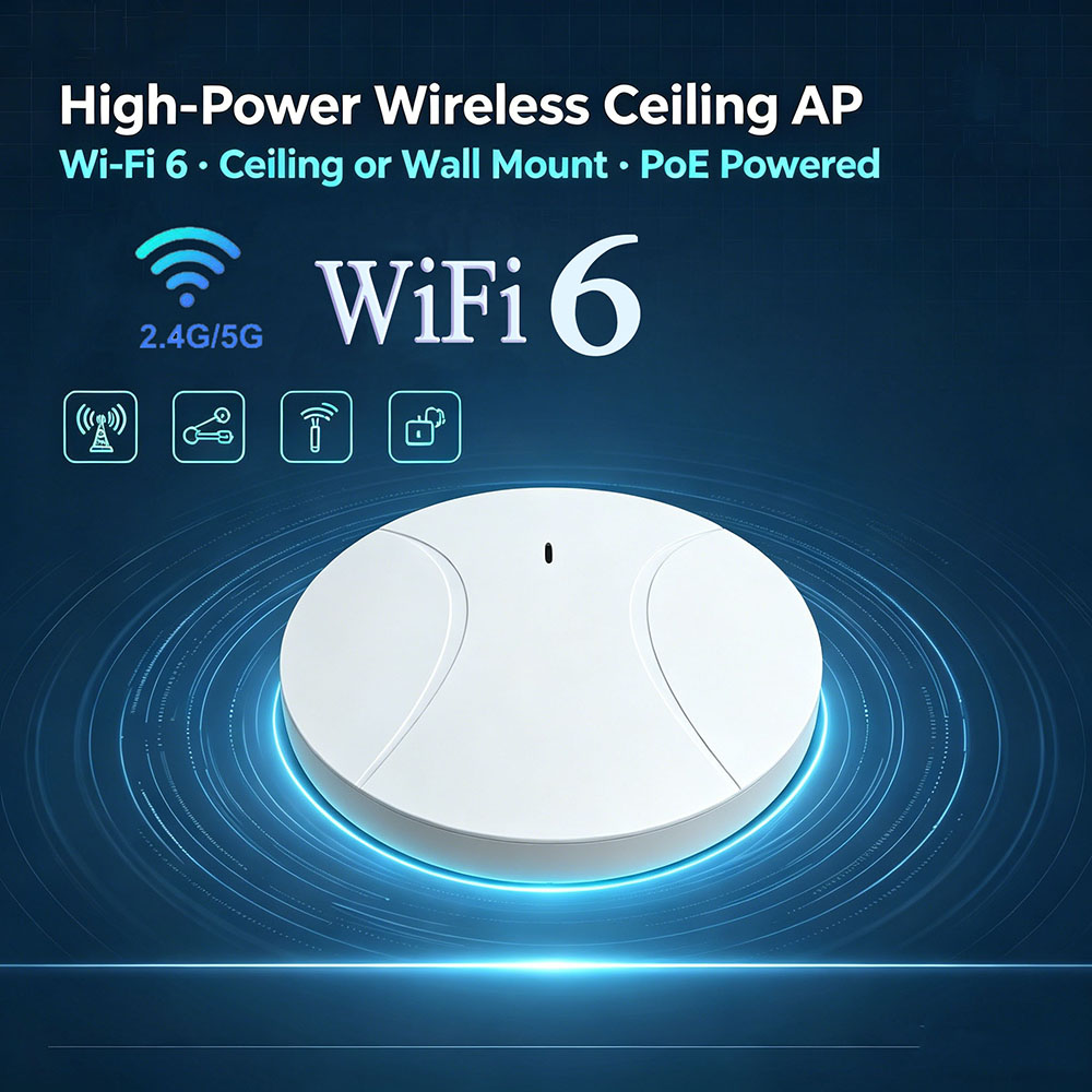 Wifi 6 Access Point Ceiling Poe - Потолочная точка доступа WiFi6 3000 Мбит/с,