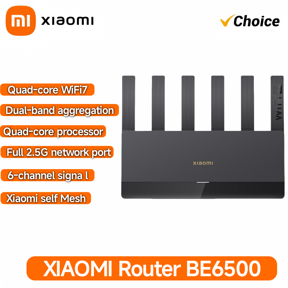 Wifi 7 Router Be6500 - Оригинальный маршрутизатор Xiaomi BE6500 Wi-Fi 7,