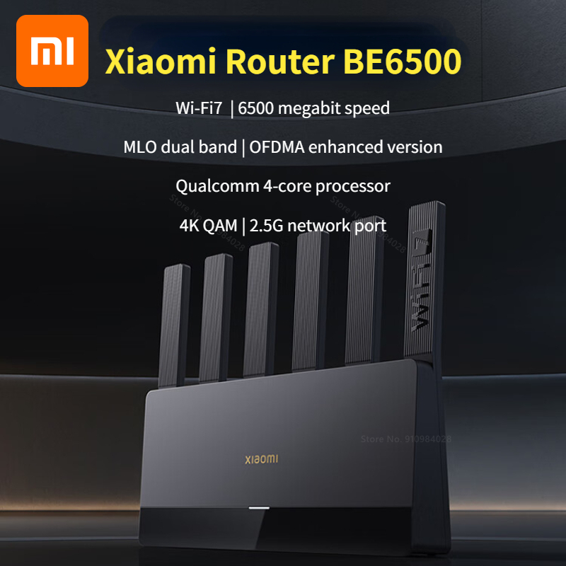 Wifi 7 Router Be6500 - Маршрутизатор Xiaomi BE6500 Wi-Fi 7, 4