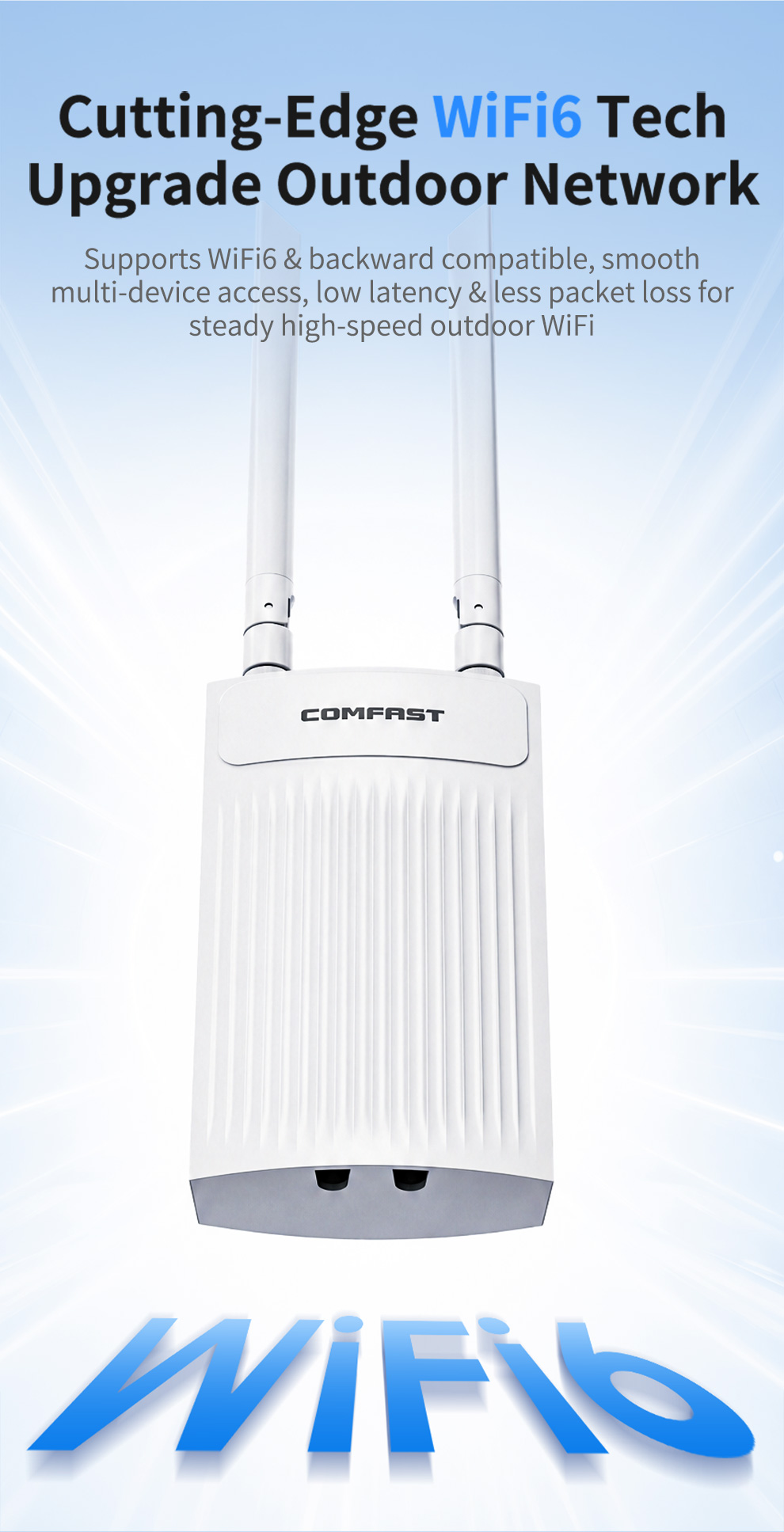 COMFAST 3000M Уличная точка до – обзор и цена Wifi 6 Outdoor Ap Waterproof