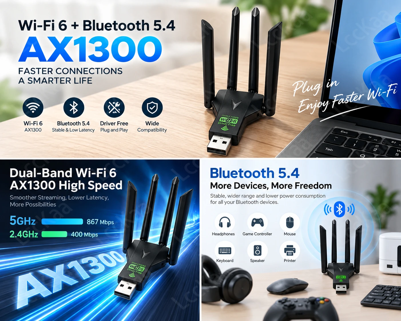 AX1300 – USB-адаптер с поддерж – обзор и цена Wifi 6 Usb Adapter Ax1800