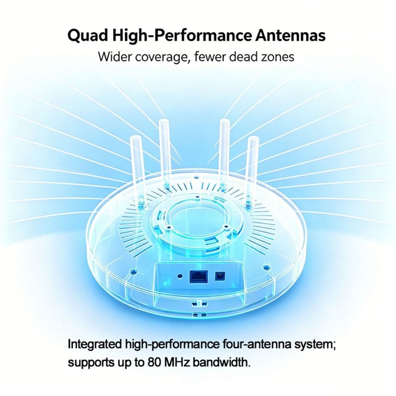 AT82-AX3000M Wi-Fi6 потолочная – обзор и цена Wifi 6 Access Point Ceiling Poe