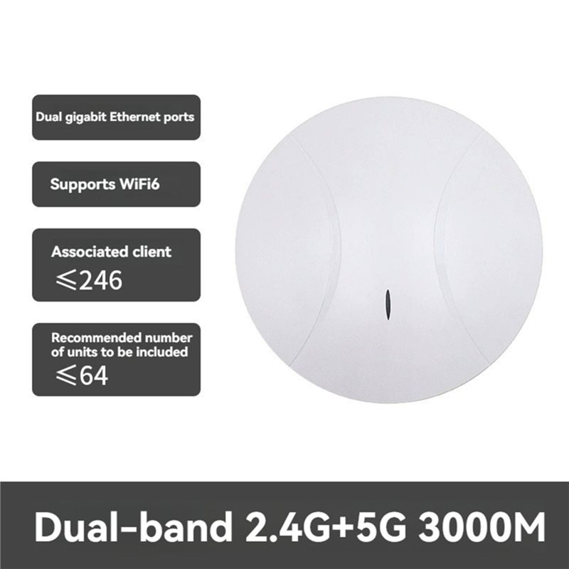AT82-AX3000M Wi-Fi6 потолочная – обзор и цена Wifi 6 Access Point Ceiling Poe
