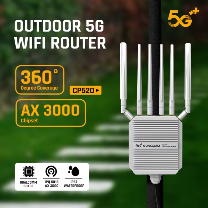 Уличный 5G роутер AX3000 с под – обзор и цена Wifi 6 Router Ax3000