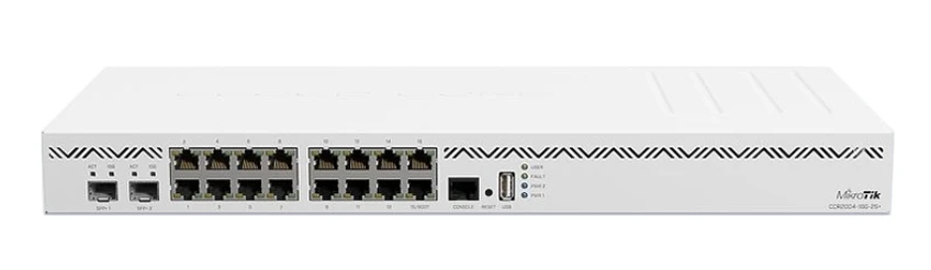 CCR2004-16G-2S+ 16 портов Giga – обзор и цена Router With Sfp+ 10G Port