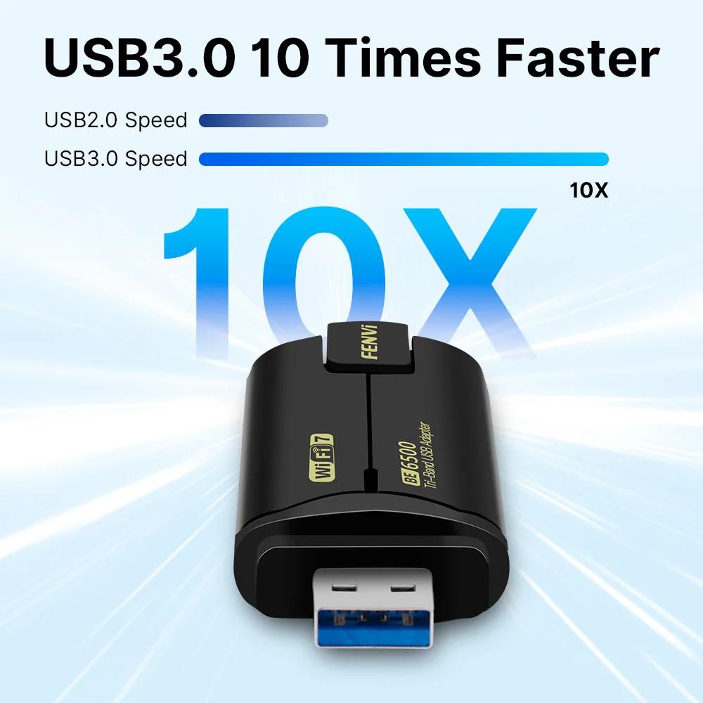 WiFi 7 BE6500 USB WiFi-адаптер – обзор и цена Wifi 7 Router Be6500