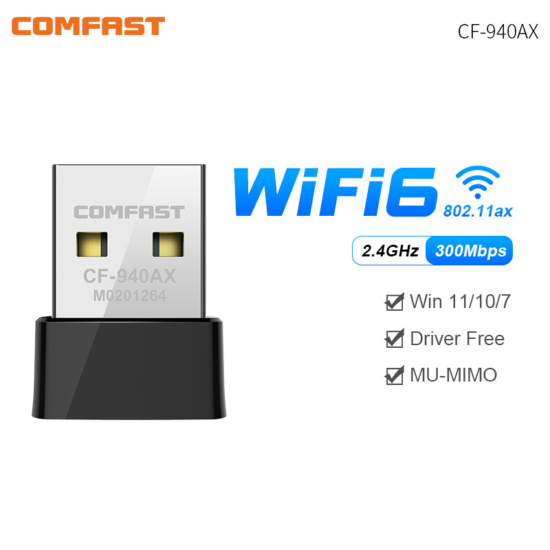 USB-адаптер COMFAST WiFi6 AX60 – обзор и цена Wifi 6 Usb Adapter Ax1800