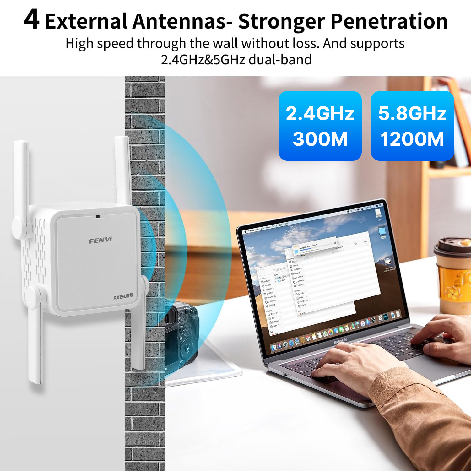 FENVI WIFI6 AX1500 Wi-Fi повто – обзор и цена Wifi 6 Range Extender Ax1500