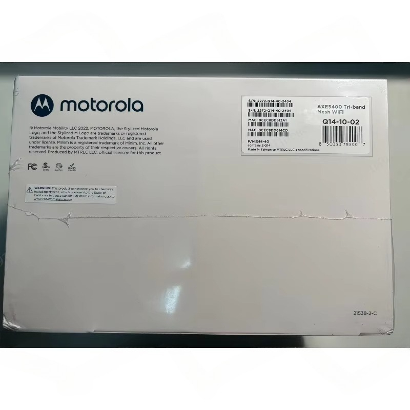 Moto Q14 WiFi 6E, трехдиапазон – обзор и цена Wifi 6E Router Tri Band 6Ghz