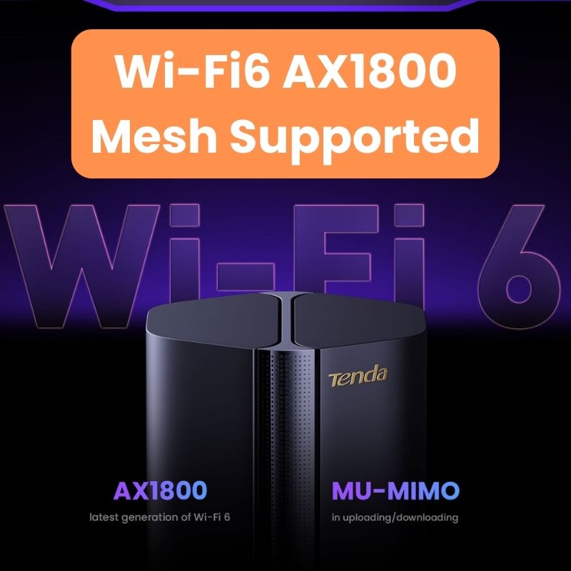 Tenda 5G SIM-роутер AX1500 AX1 – обзор и цена Wifi 6 Mesh System 3 Pack