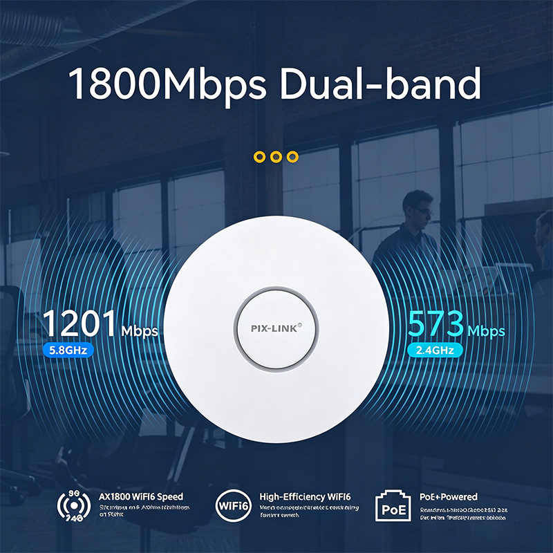 Высокоскоростная двухдиапазонн – обзор и цена Wifi 6 Access Point Ceiling Poe