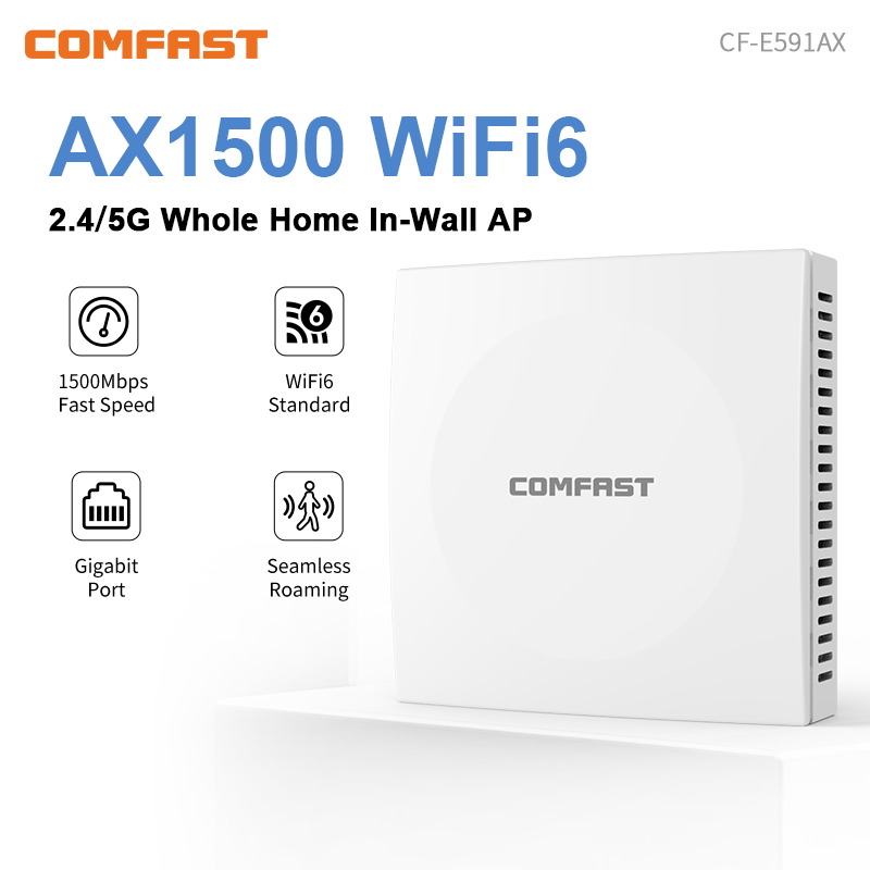 COMFAST WiFi6 Потолочная точка – обзор и цена Wifi 6 Access Point Ceiling Poe