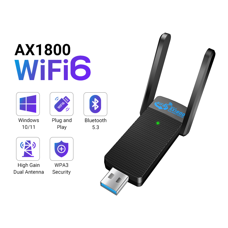 WALRAM 1800 Мбит/с Wi-Fi 6 USB – обзор и цена Wifi 6 Usb Adapter Ax1800