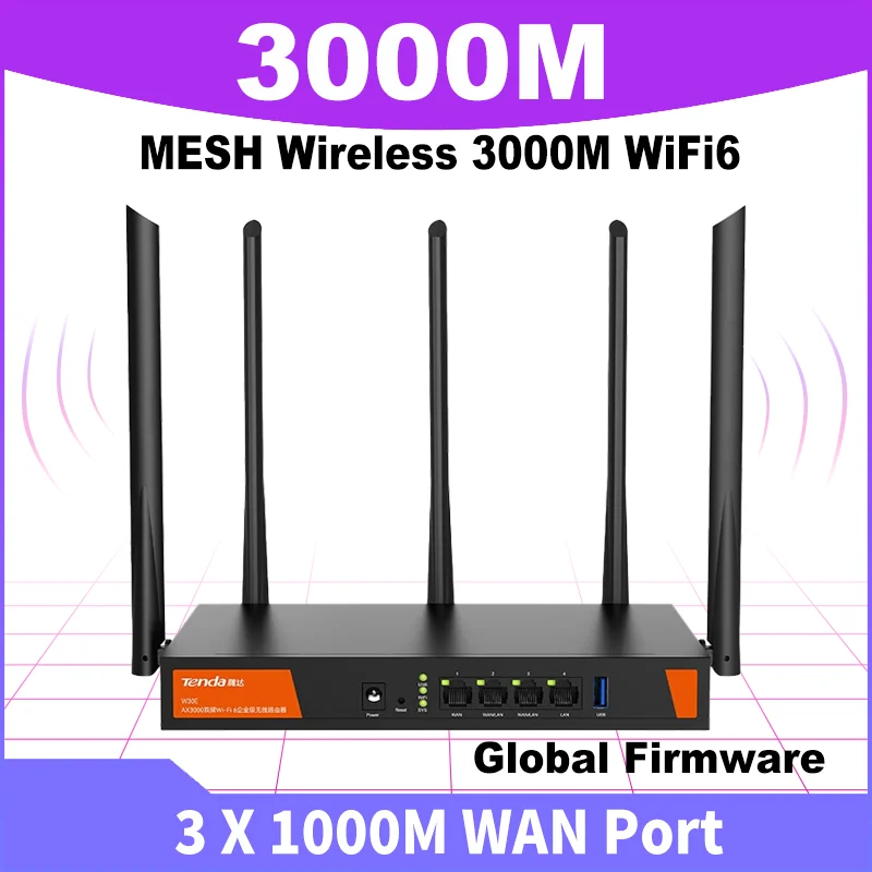 Беспроводной корпоративный Wi- – обзор и цена Wifi 6E Router Tri Band 6Ghz