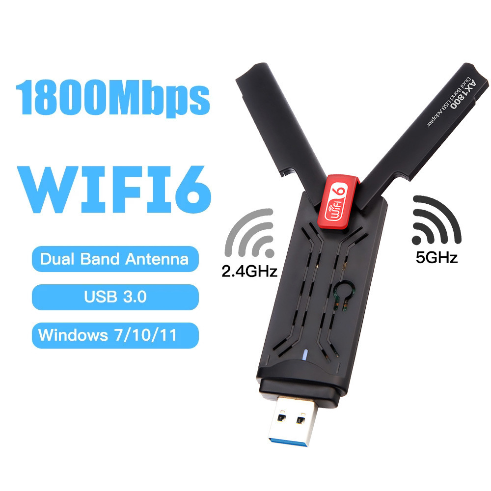 Беспроводной адаптер Wi-Fi 6 A – обзор и цена Wifi 6 Usb Adapter Ax1800