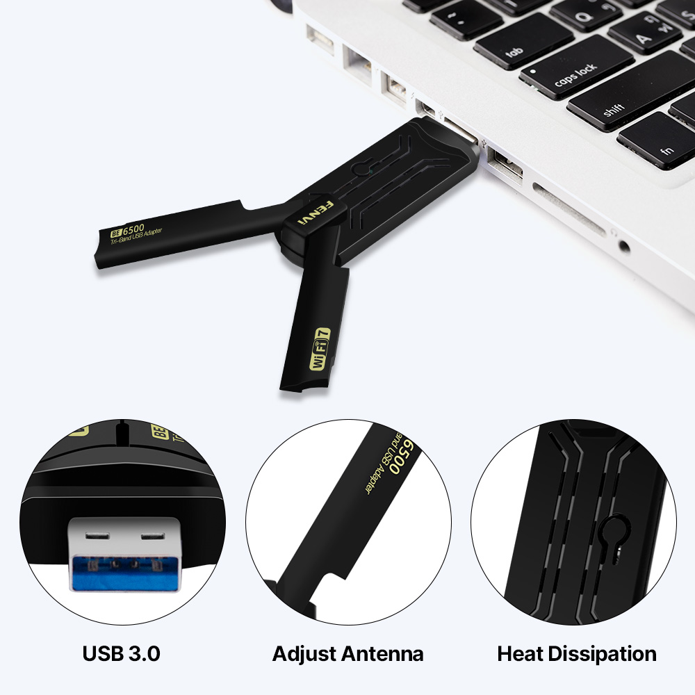 Fenvi Wi-Fi 7 USB WiFi-адаптер – обзор и цена Wifi 7 Router Be6500