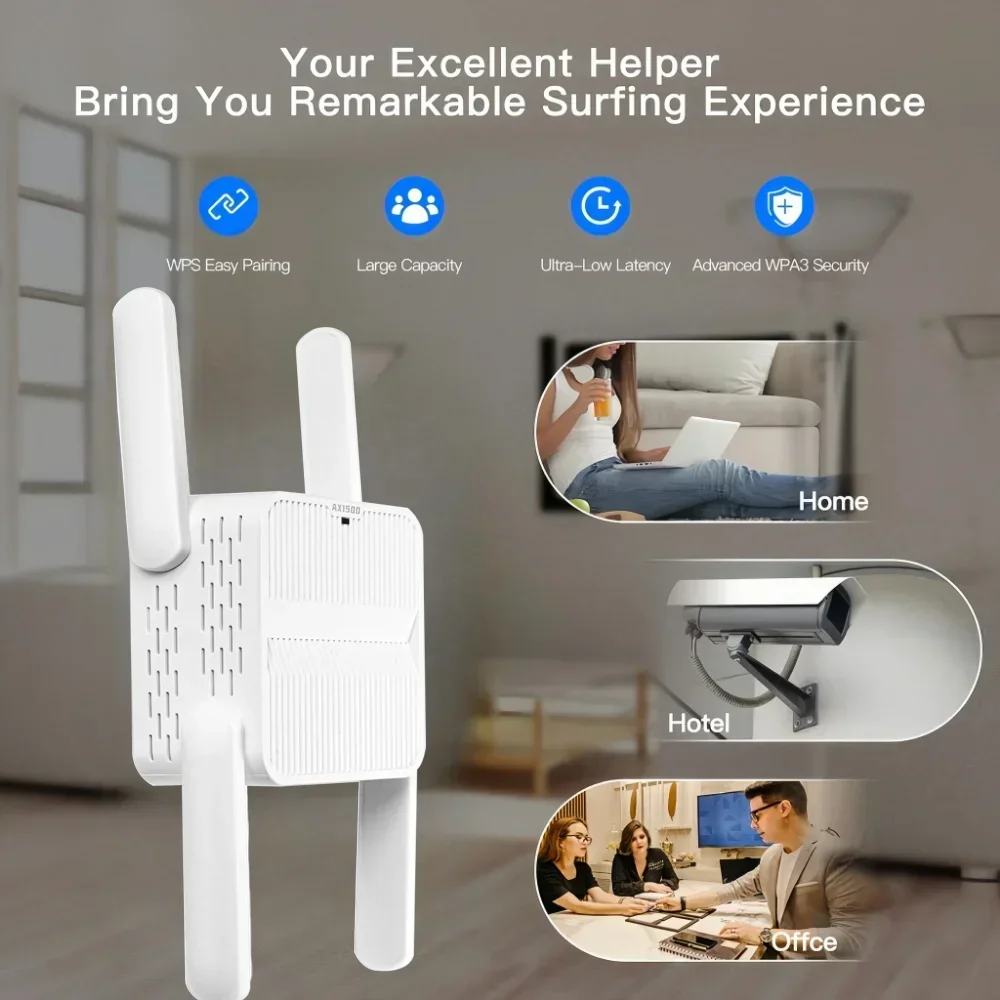 Усилитель сигнала AX1500 WiFi  – обзор и цена Wifi 6 Range Extender Ax1500
