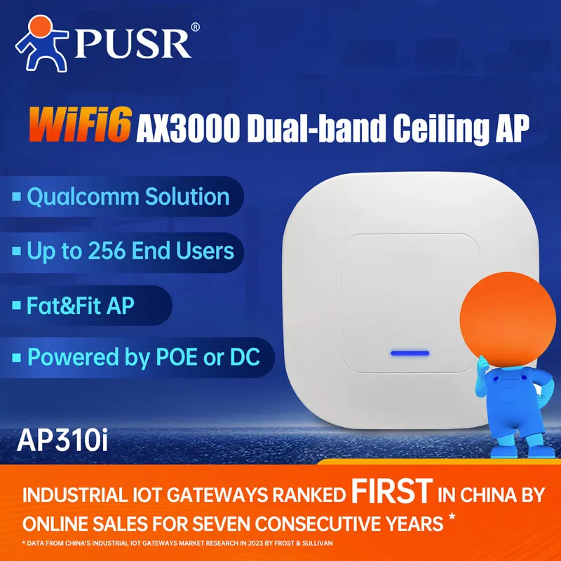Двухдиапазонная потолочная точ – обзор и цена Wifi 6 Access Point Ceiling Poe