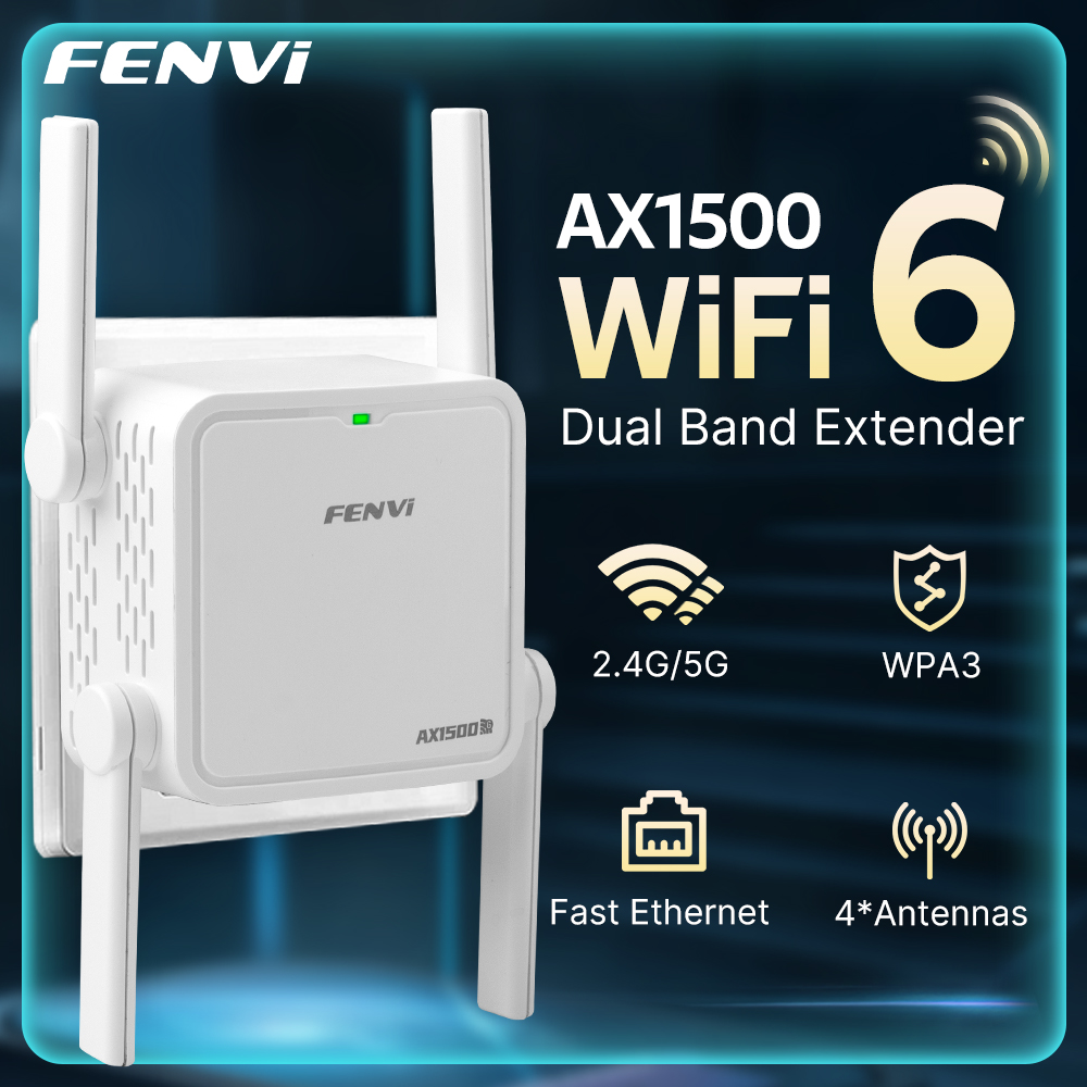 FENVI WiFi 6 повторитель 5 ГГц – обзор и цена Wifi 6 Range Extender Ax1500