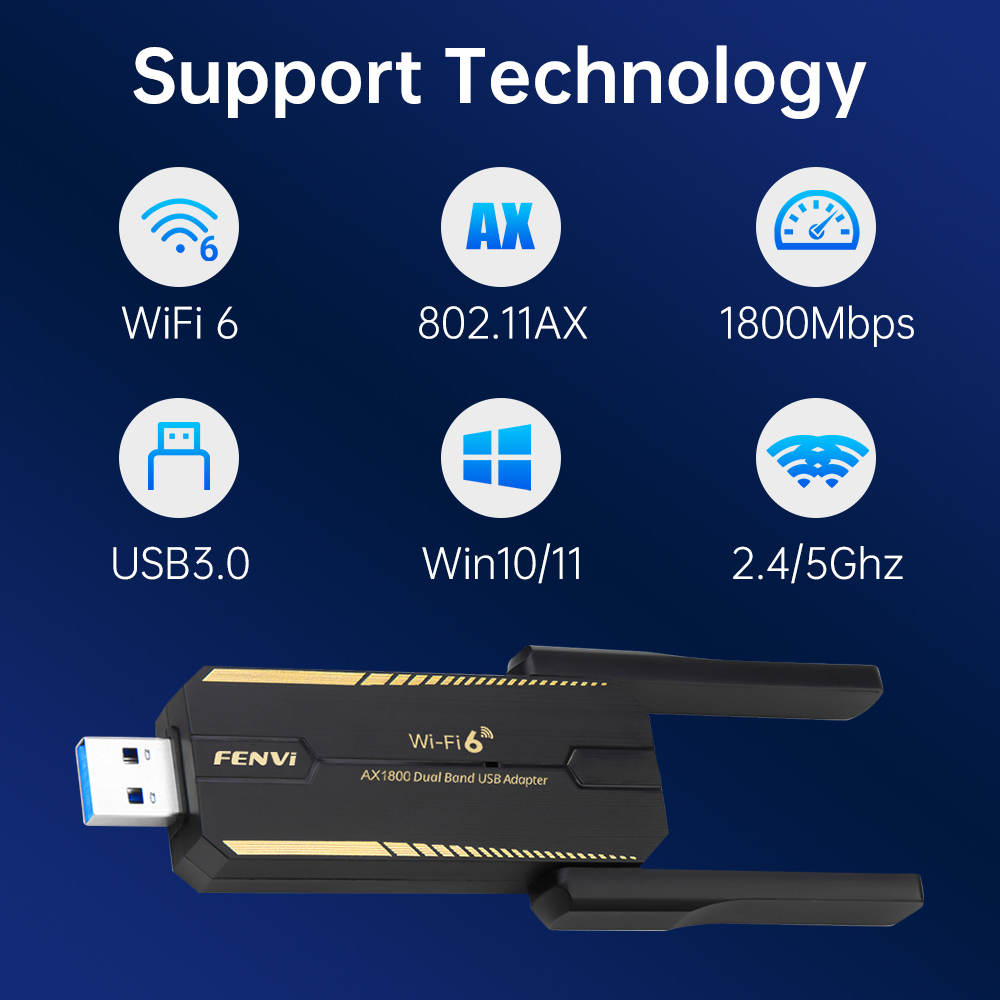 USB-адаптер Wi-Fi AX1800 WiFi  – обзор и цена Wifi 6 Usb Adapter Ax1800