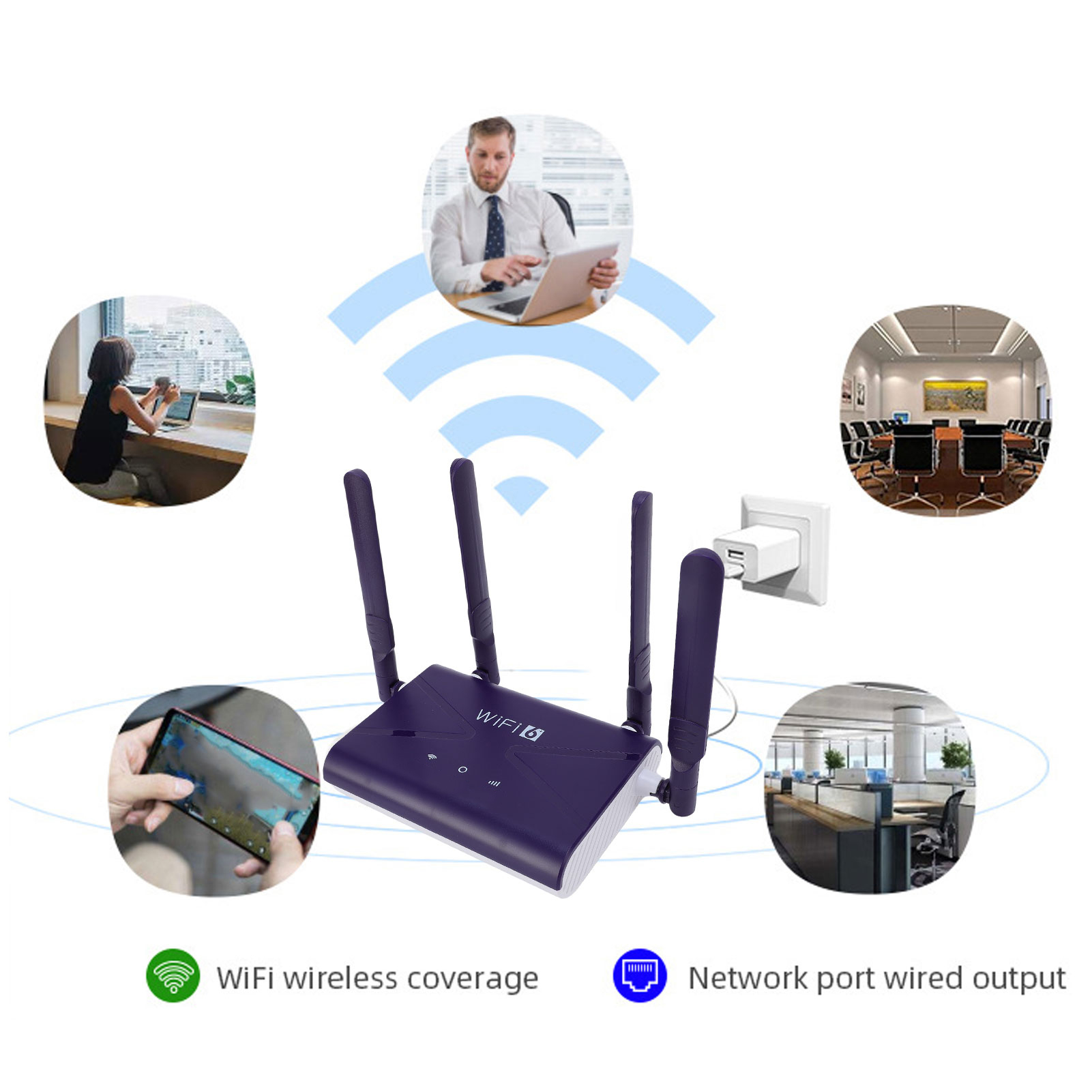 CPE-маршрутизатор WiFi6 Беспро – обзор и цена 4G 5G Router Sim Slot Wifi 6