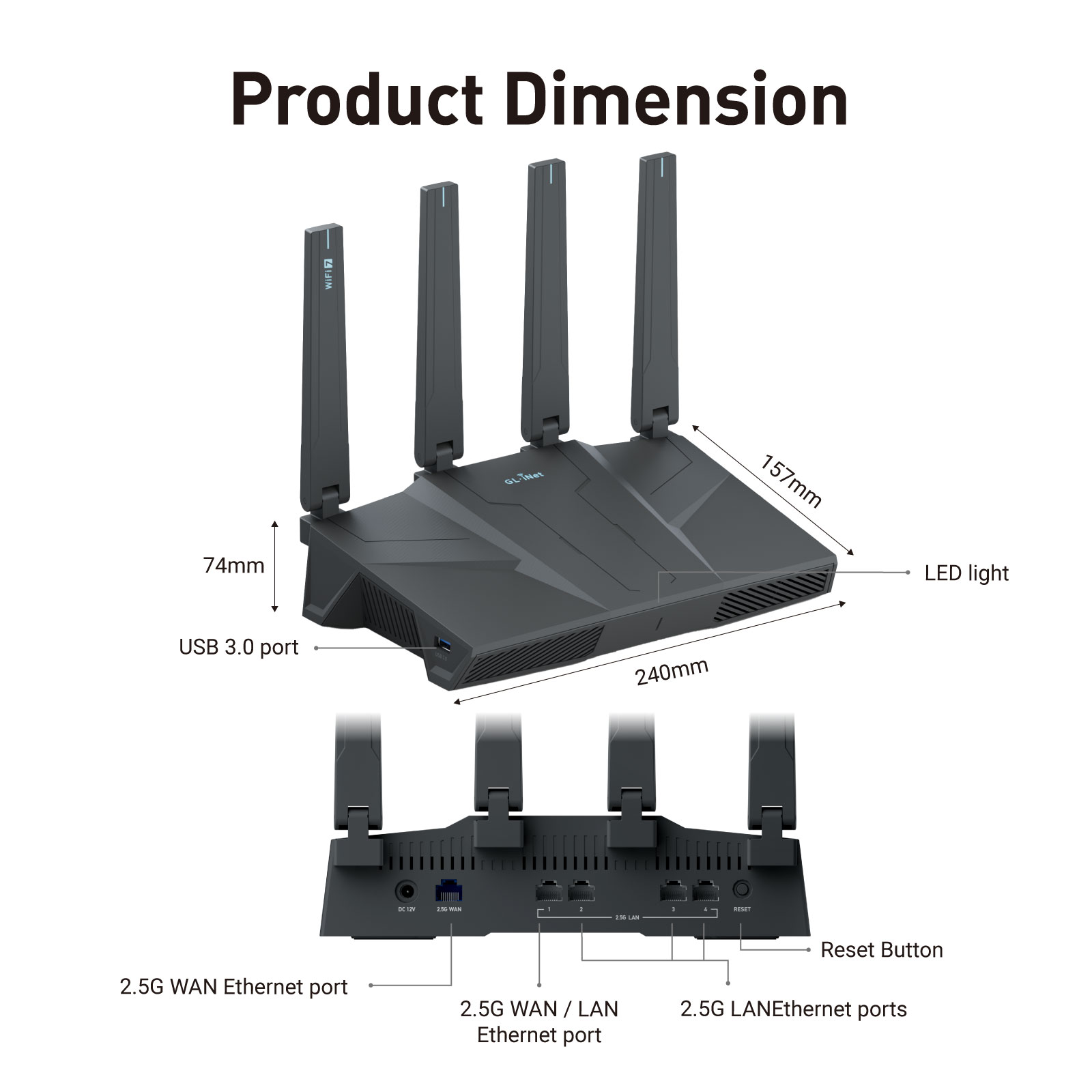 GL.iNet GL-BE6500 (Flint 3e) Д – обзор и цена Wifi 7 Router Be6500