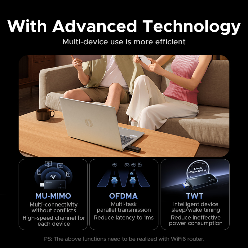 UGREEN WiFi-адаптер AX1800 WiF – обзор и цена Wifi 6 Usb Adapter Ax1800